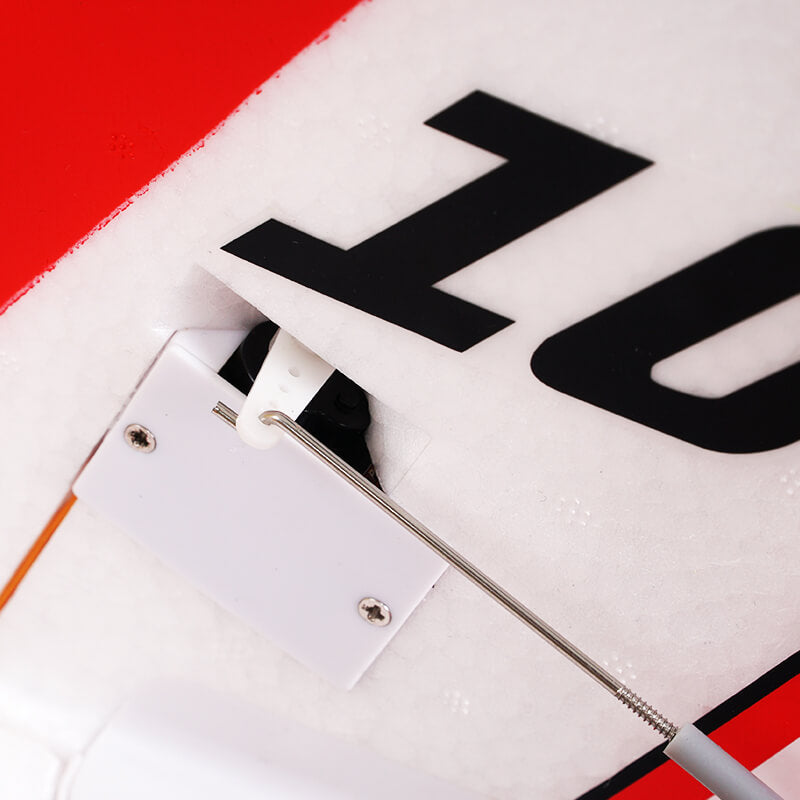 FMS 80mm Futura V3 servo connection with black '10' decal