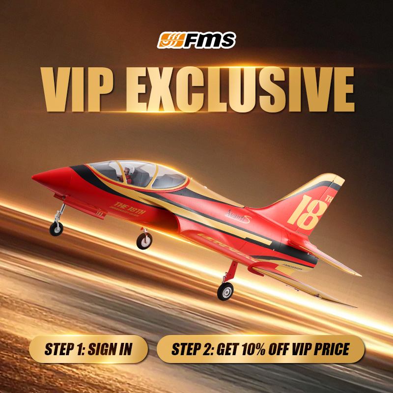 FMS EDF Jet 90mm Avanti PNP 18th Anniversary Edition