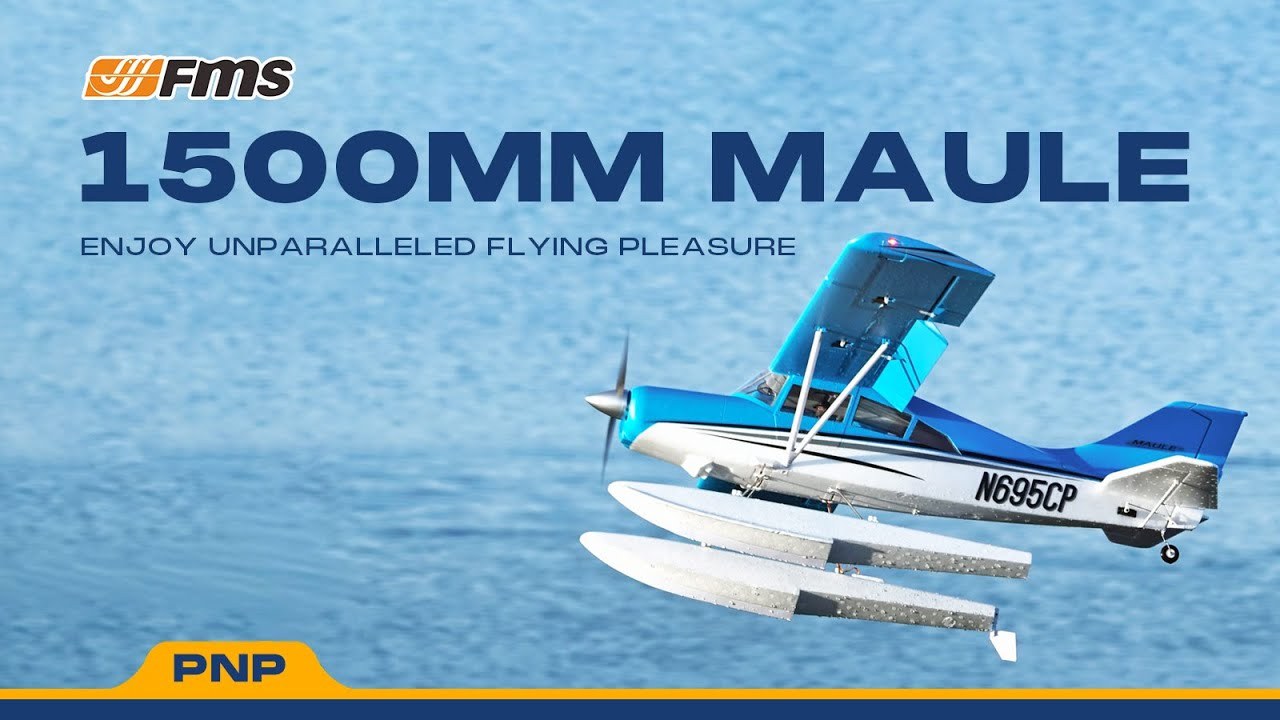 1500mm Maule RC Plane | Floats, STOL, RTF/PNP – FMS Hobby