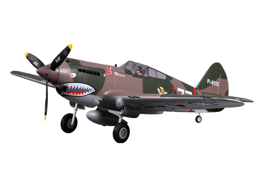 980mm P-40B Flying Tiger PNP | 100+ mph RC Warbird – FMS Hobby