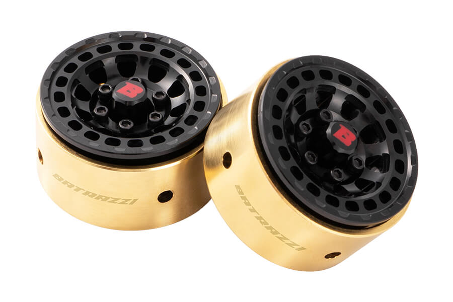 BATRAZZI Aluminum 1.0” Arachna Beadlock Wheels