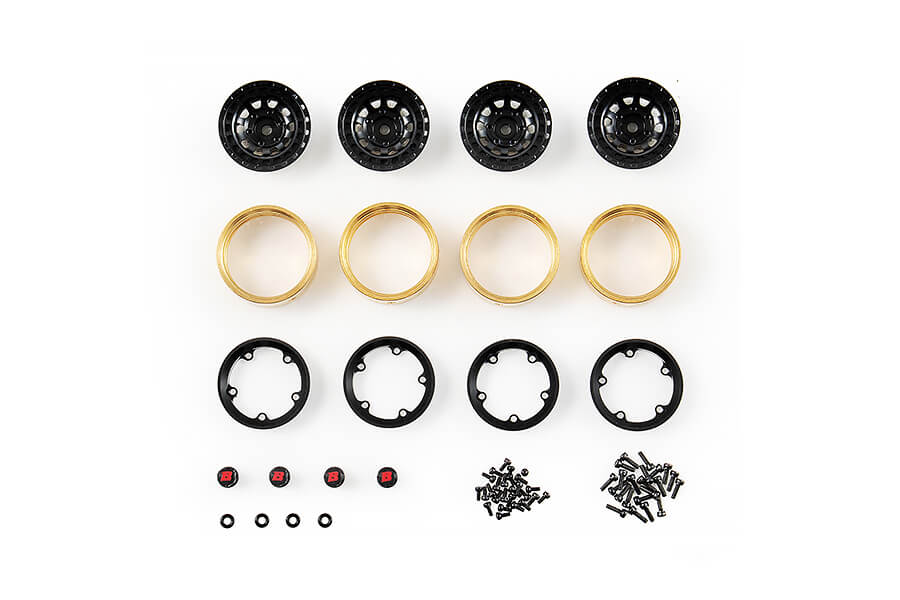 BATRAZZI Aluminum 1.0” Arachna Beadlock Wheels