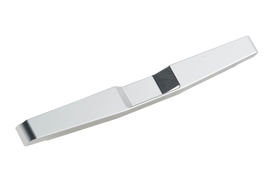 BATRAZZI Aluminum Front & Rear Cowboy Bumper Set for FMS FCX18 II Ford F-100 (Silver / Black)