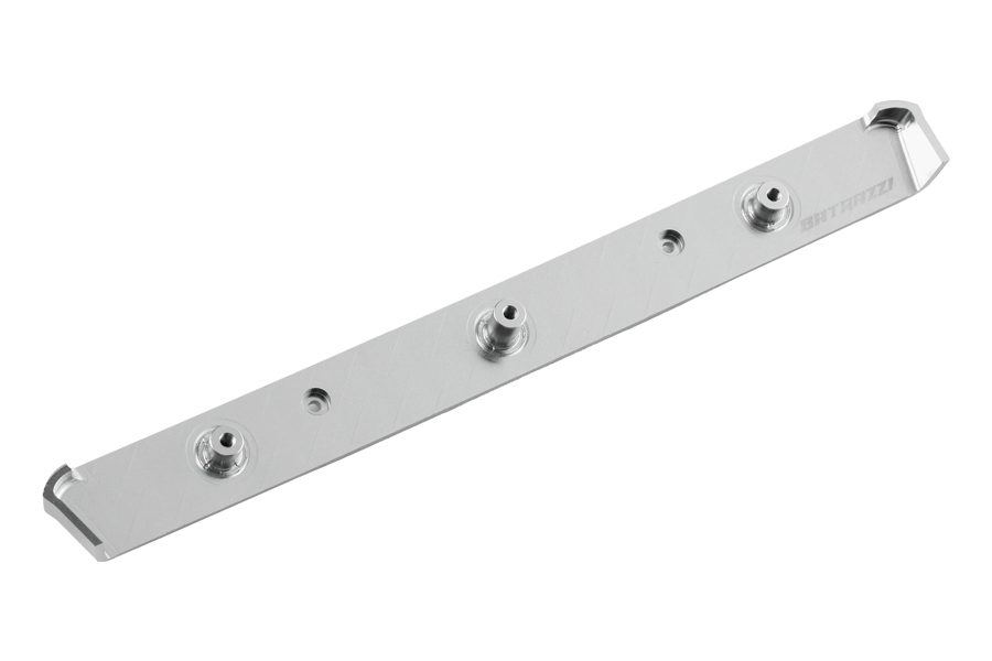 BATRAZZI Aluminum Front & Rear Cowboy Bumper Set for FMS FCX18II Ford F100 (Silver / Black)