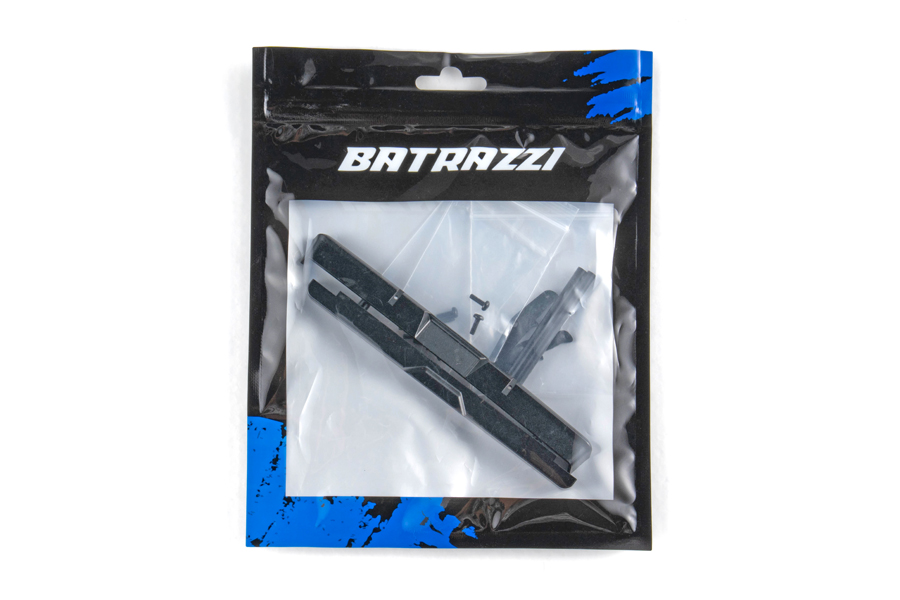 BATRAZZI Aluminum Front & Rear Cowboy Bumper Set for FMS FCX18II Ford F100 (Silver / Black)