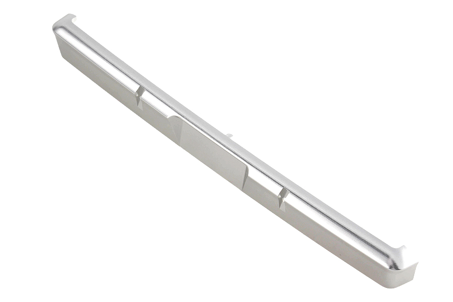 BATRAZZI Aluminum Front & Rear Cowboy Bumper Set for FMS FCX18II Ford F100 (Silver / Black)