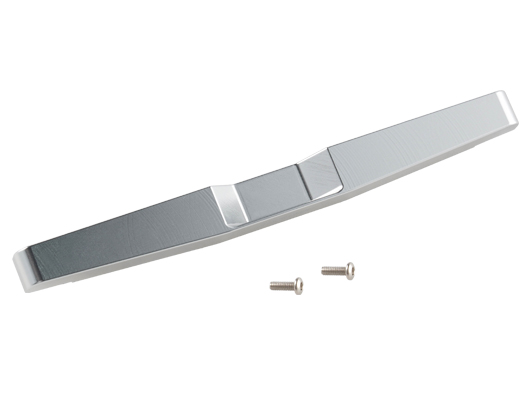 BATRAZZI Aluminum Front & Rear Cowboy Bumper Set for FMS FCX18II Ford F100 (Silver / Black)