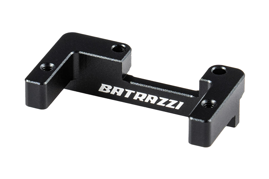BATRAZZI Aluminum Steering Servo Mount for FMS FCX18II(Black/Silver)
