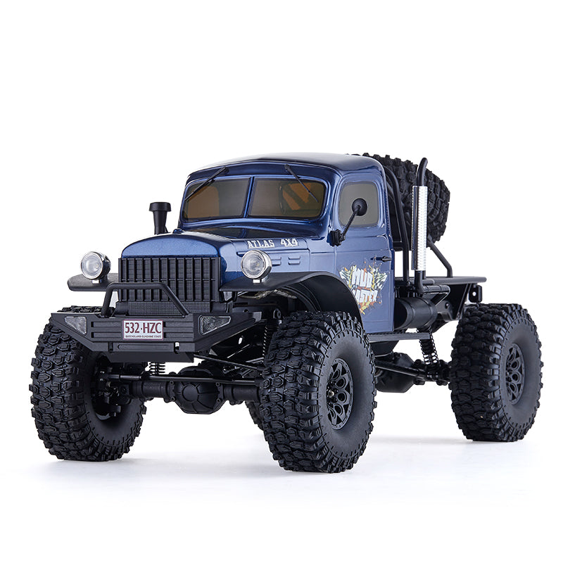 ROCHOBBY 1:10 Atlas 4x4 Off-Road Truck RS in blue with rugged all-terrain tires