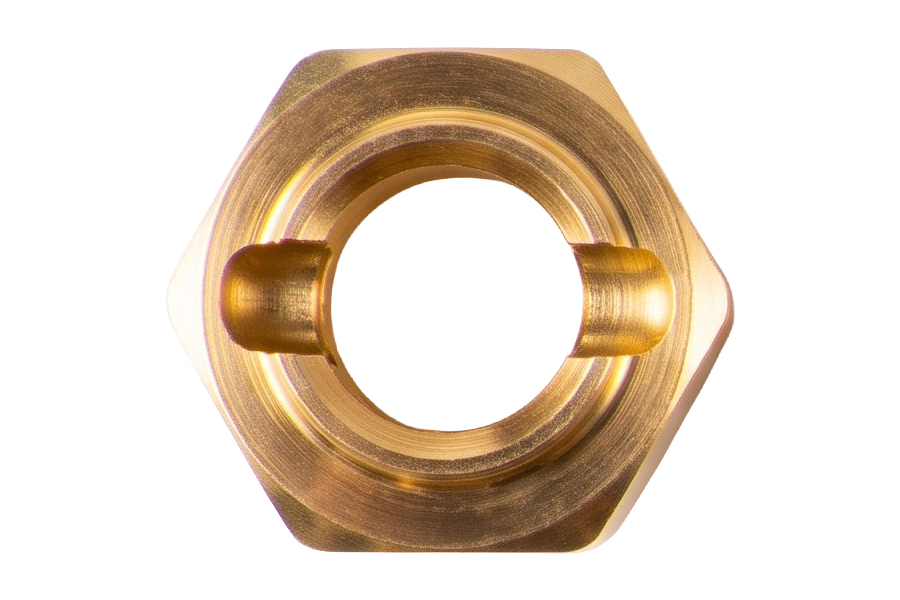 BATRAZZI Brass 7mm Wheel Hex Hub Adapter for FCX18 II