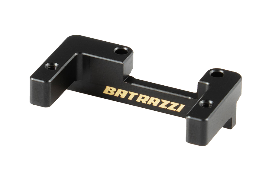 BATRAZZI Brass Steering Servo Mount for FMS FCX18II(Black/Brass Gold)