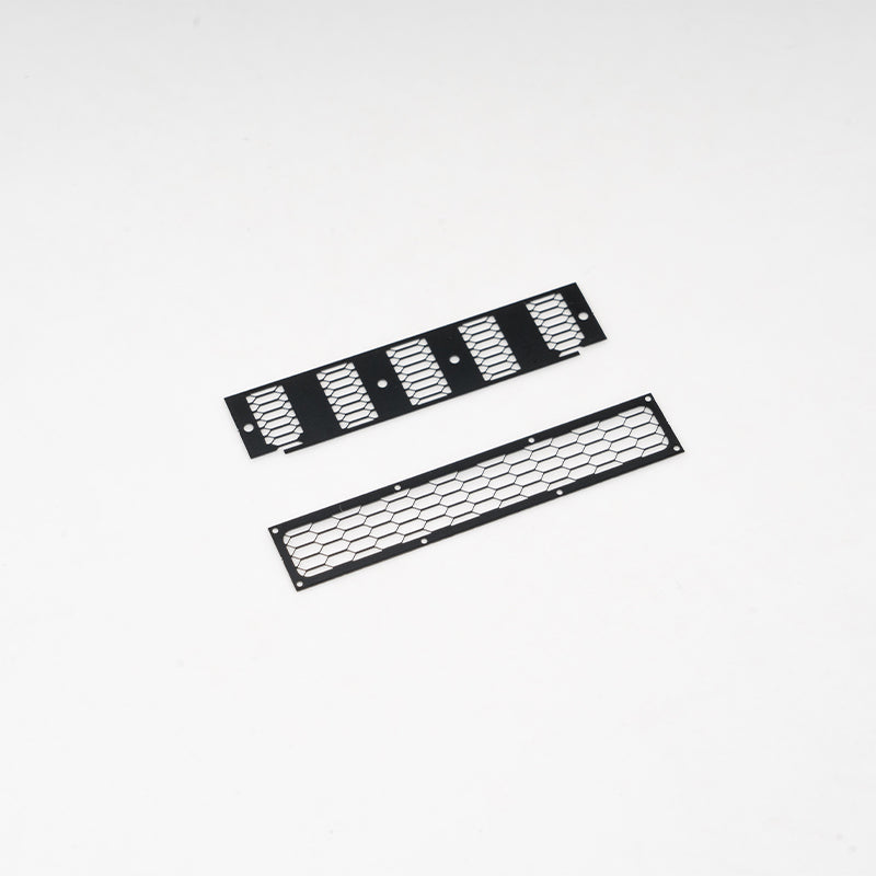 1:12 Jimny heat dissipation grille set with hexagonal and rectangular vent patterns