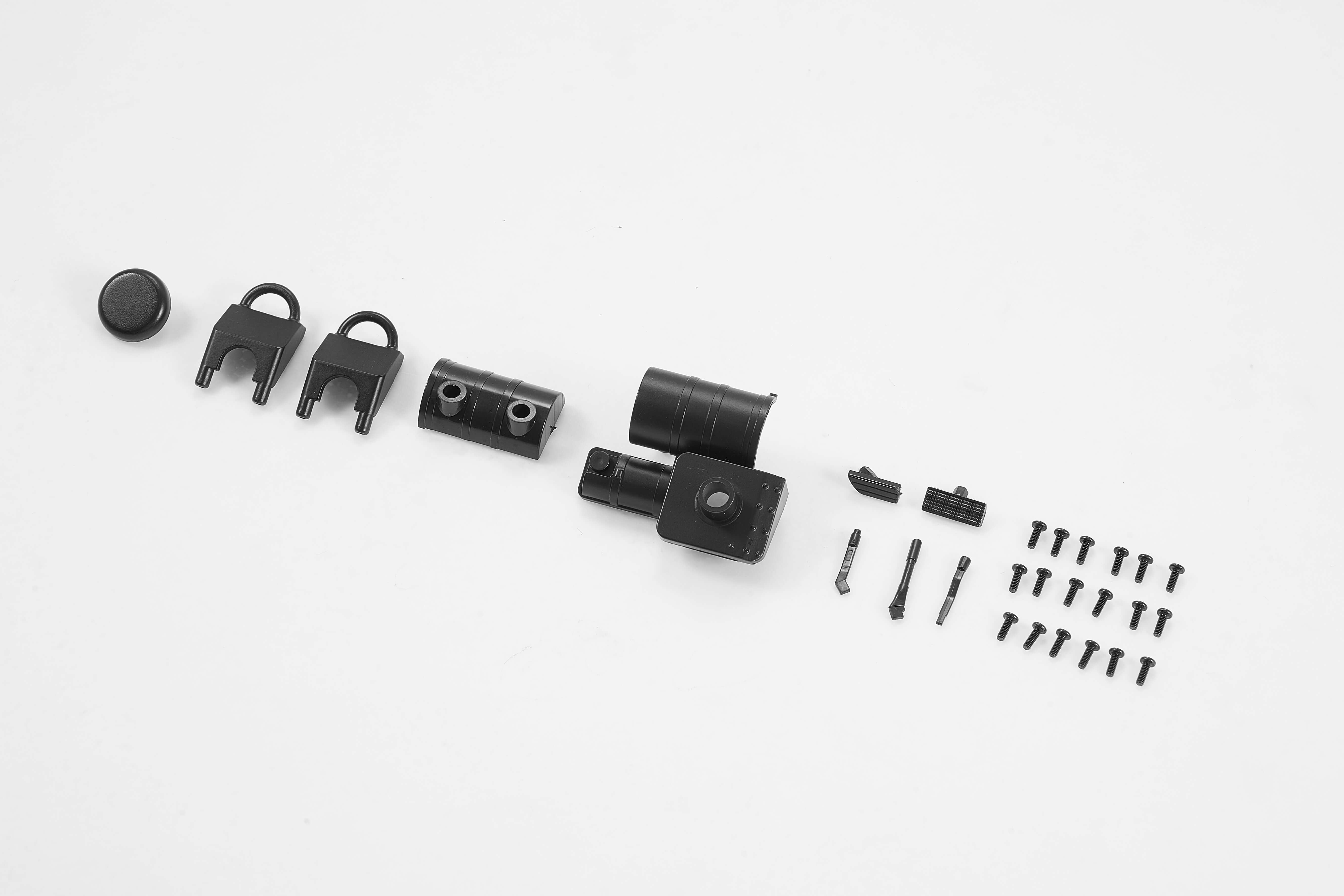 1:12 Hummer H1 interior trim set parts including connectors and screws