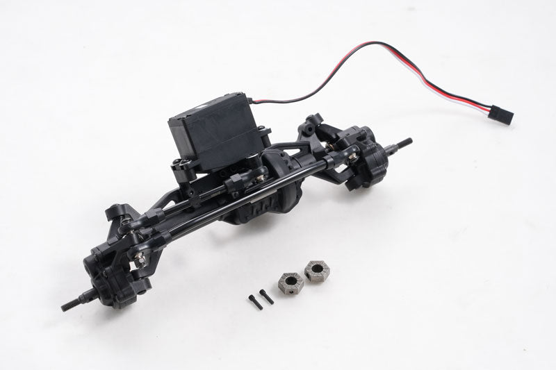 1:10 Chevrolet K5 Blazer front axle assembly with servo mount and parts
