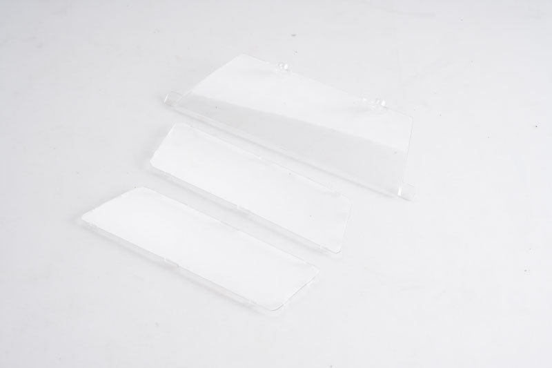 Clear window pieces for 1:10 Chevrolet K5 Blazer RC model.