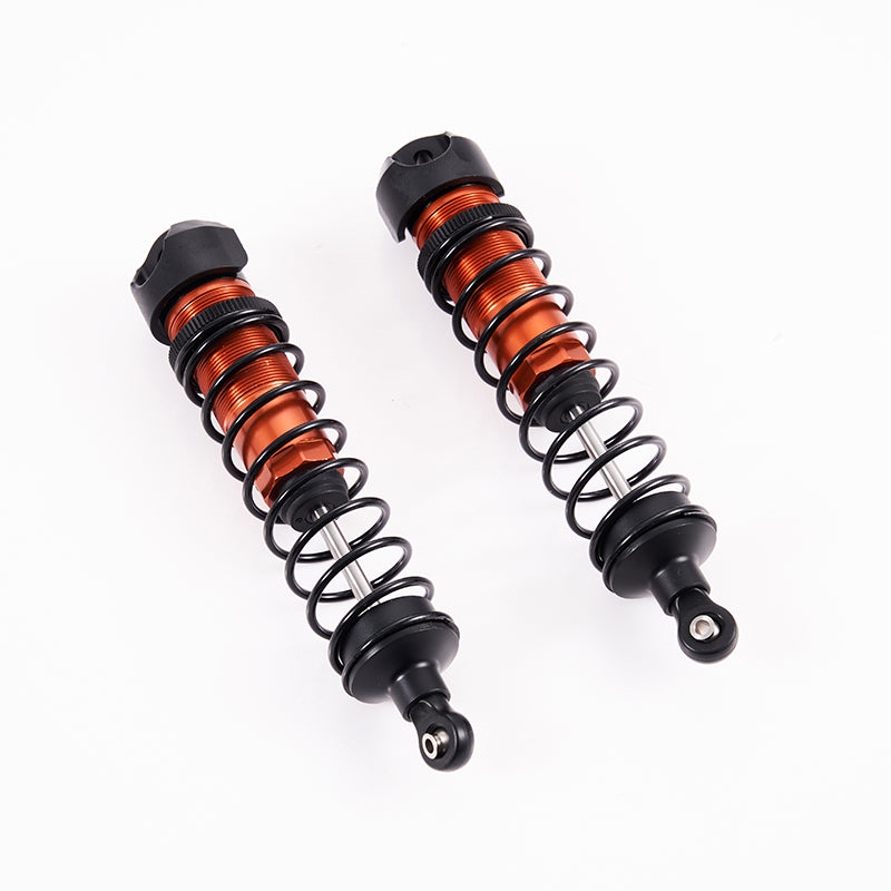 FMT10 Colorado rear oil shock absorber assembly, pair, orange/black