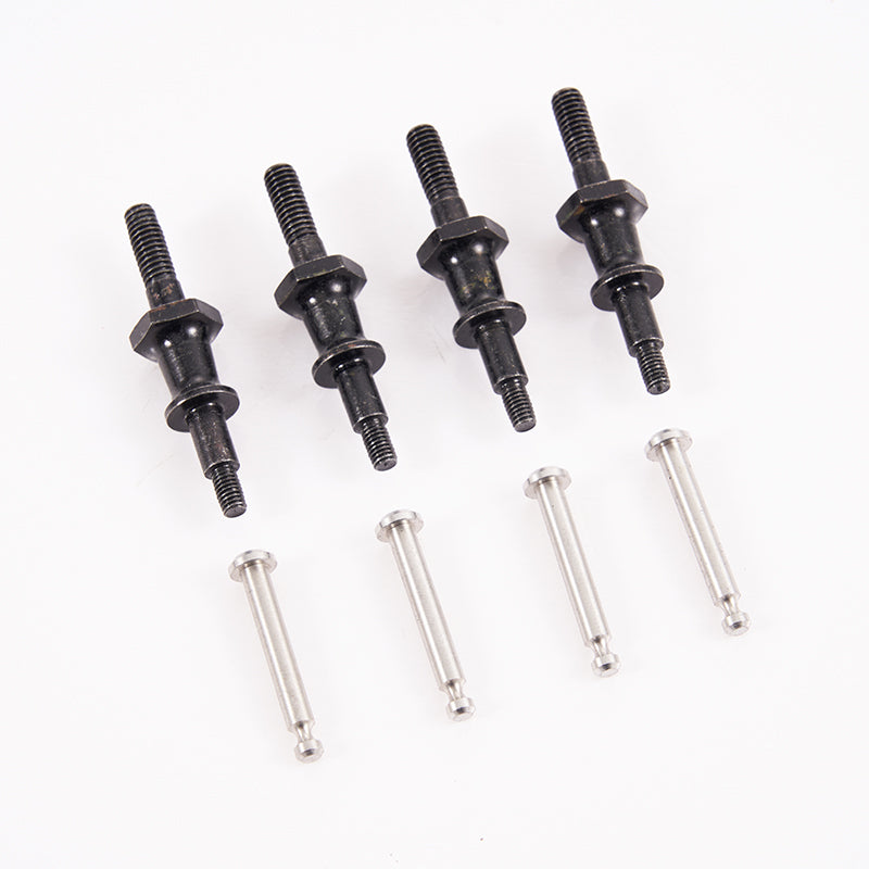 FMT10 Colorado Shock Mount Pin hardware set with black threaded pins and silver companion pins.