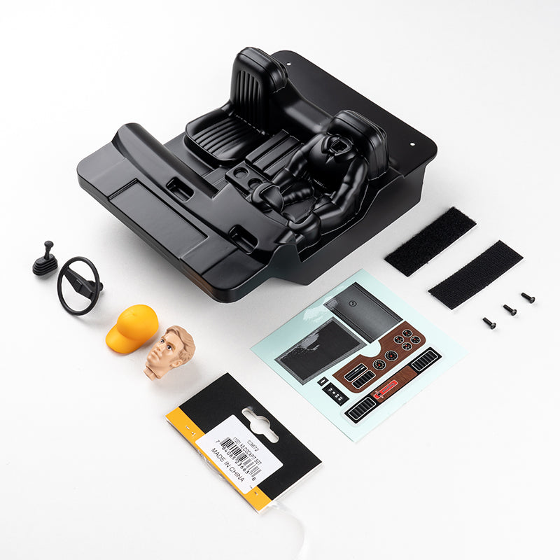 1:10 CHEVROLET K5 BLAZER cockpit set with seats, dashboard, steering wheel, and decals