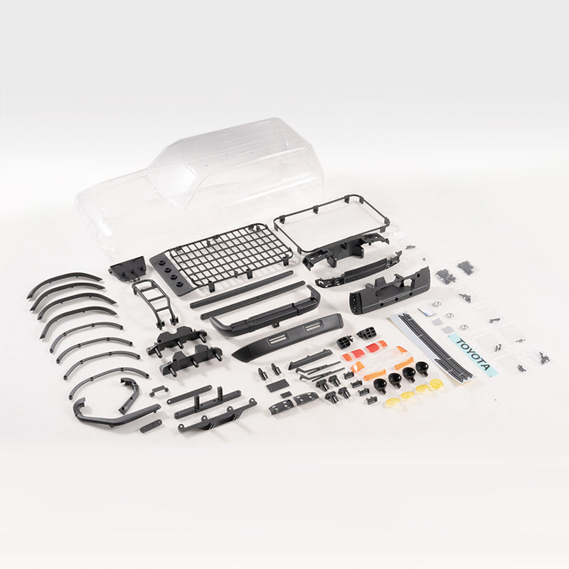 プラスチックパーツ　レプリカその1 FCX10 TOYOTA LC80 CLEAR CAR BOBY PARTS – FMS Hobby