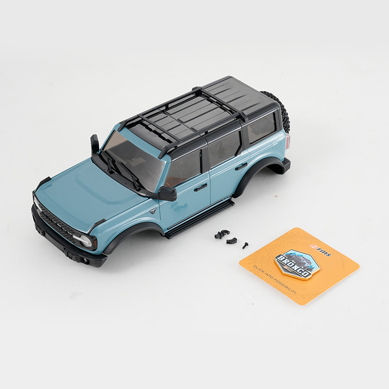 FCX18 II Bronco Car Body Assembly With Painted Grayish Blue