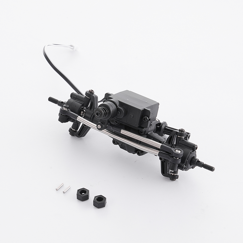 FCX18II-199 Front Axle Assembly Brushed