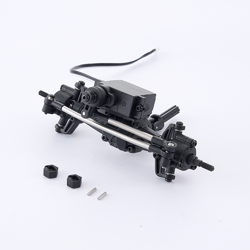FCX18II-199 Front Axle Assembly Brushed (Diff)