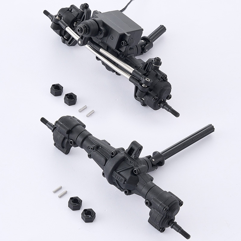 Upgrade Parts - FCX18 II-199 Portal Axle Assembly Set Brushed