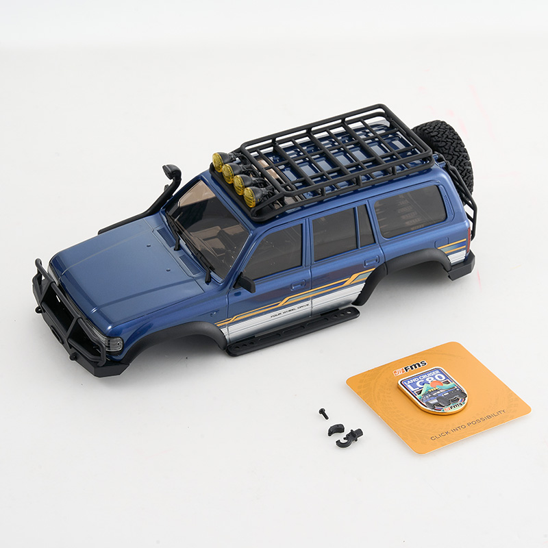 FCX18 II LC80 CAR BODY ASSEMBLY WITH PAINTED BLUE