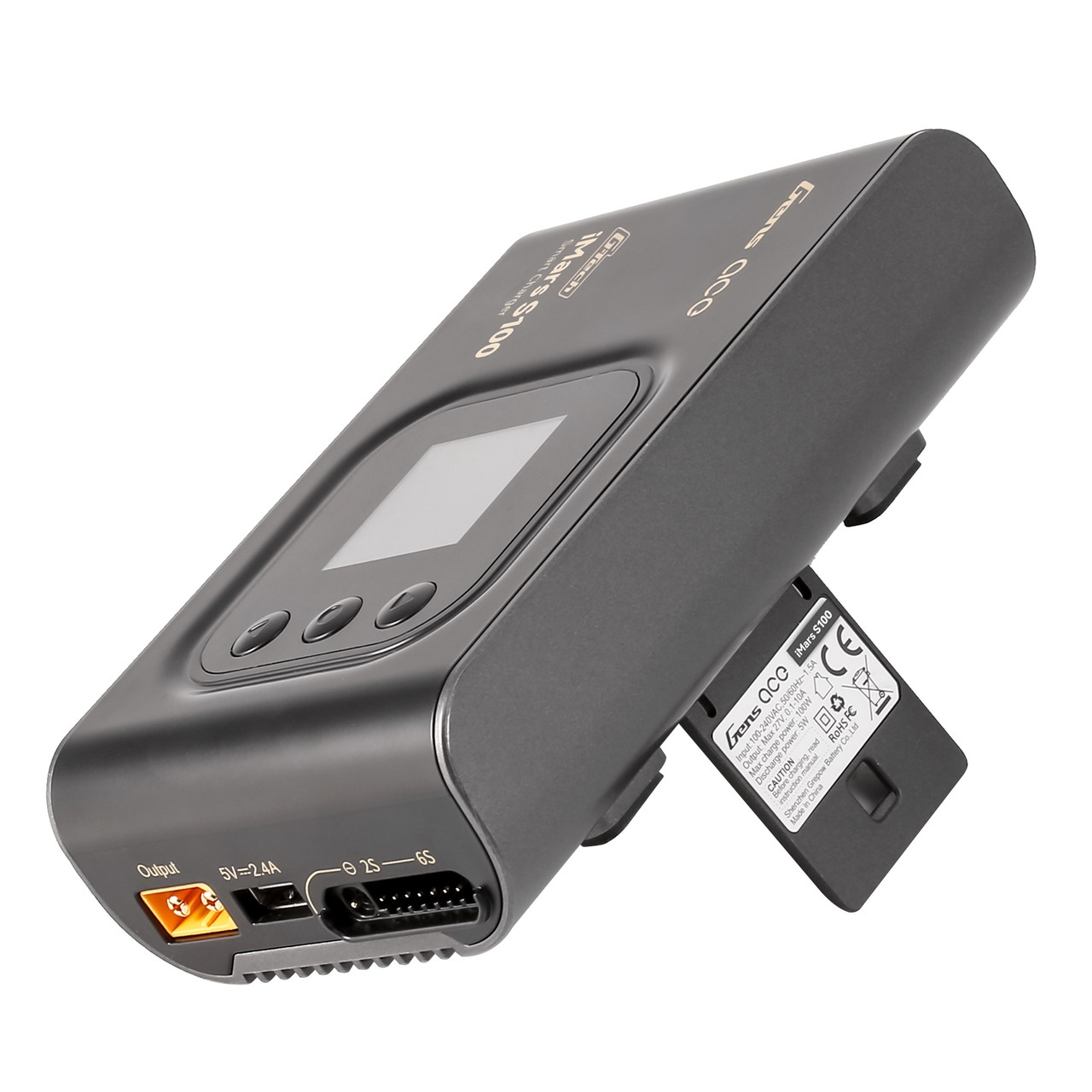 Gens Ace iMars S100 G-Tech AC Balance RC Battery Smart Charger Black