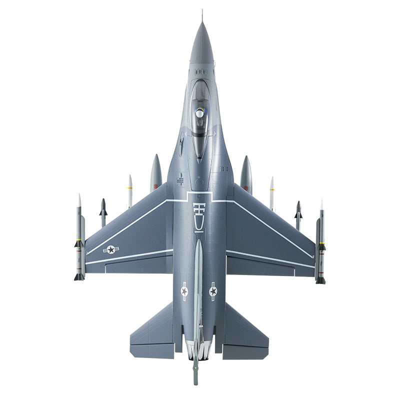 FMS 64mm EDF Jet F-16 Fighting Falcon PNP in Battlefield Gray, with missiles