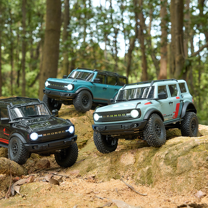 FMS 1:18 FCX18 II Ford Bronco 2021 RTR Brushed (160mm Wheelbase)