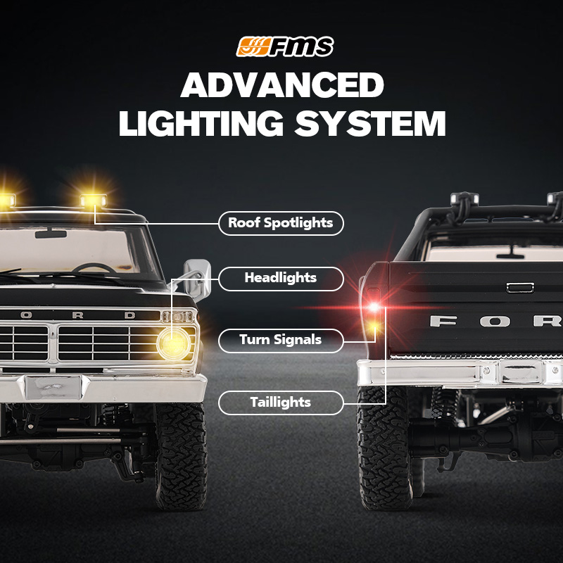 FMS 1:18 FCX18 II Ford F-100 RTR Brushless (199mm Wheelbase)