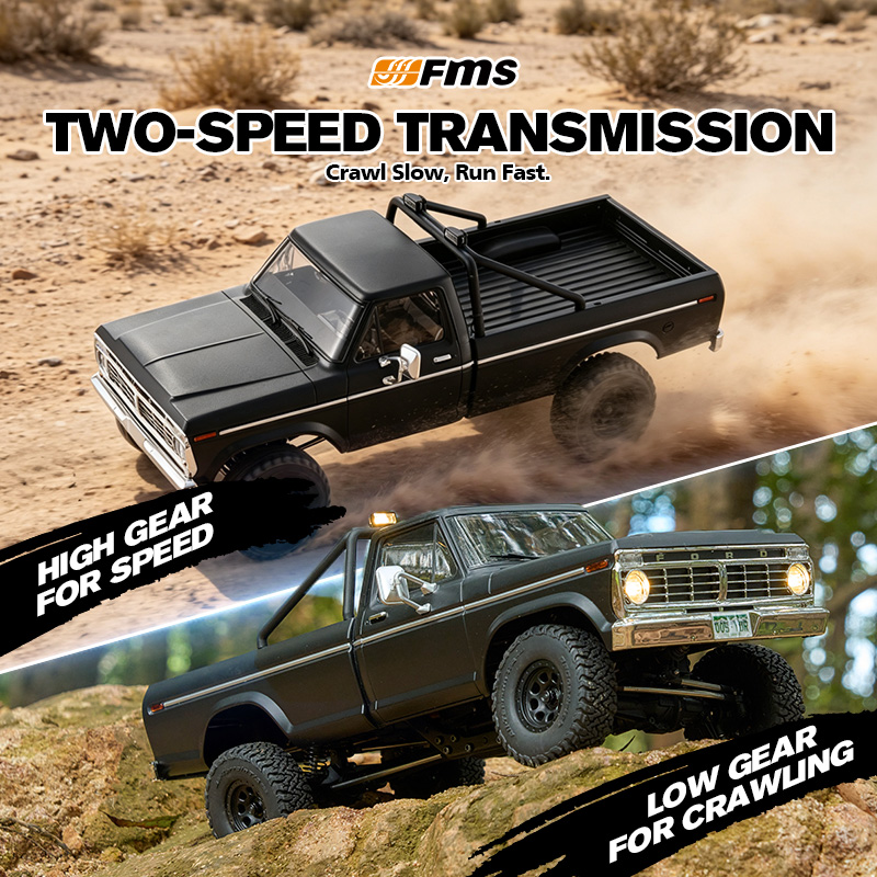 FMS 1:18 FCX18 II Ford F-100 RTR Brushless (199mm Wheelbase)