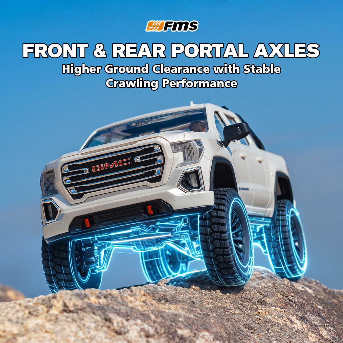 FMS FCX18S 1:18 GMC Sierra S RTR Brushless (Discontinued)