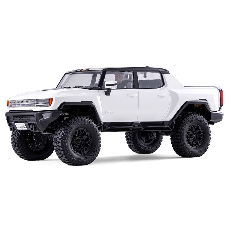 【新品】FMS 1:18 FCX18 Hummer EV ピックアップトラック 1:18 FCX18 Hummer EV Pickup RC Truck | White & Black RTR – FMS Hobby