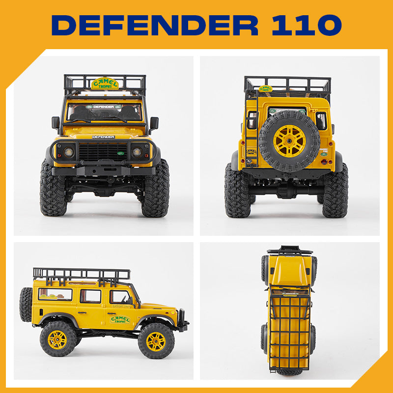 1:24 FCX24M Land Rover RC Crawler | Camel Trophy RTR Yellow – FMS