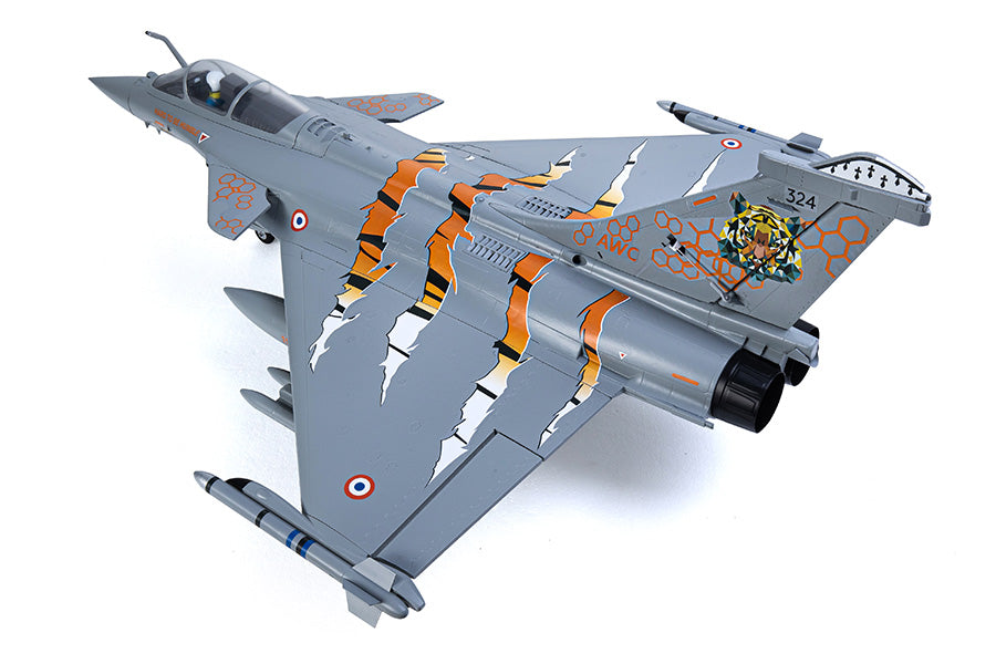 FMS 64mm Rafale jet with NATO Tiger Meet livery and tiger decal