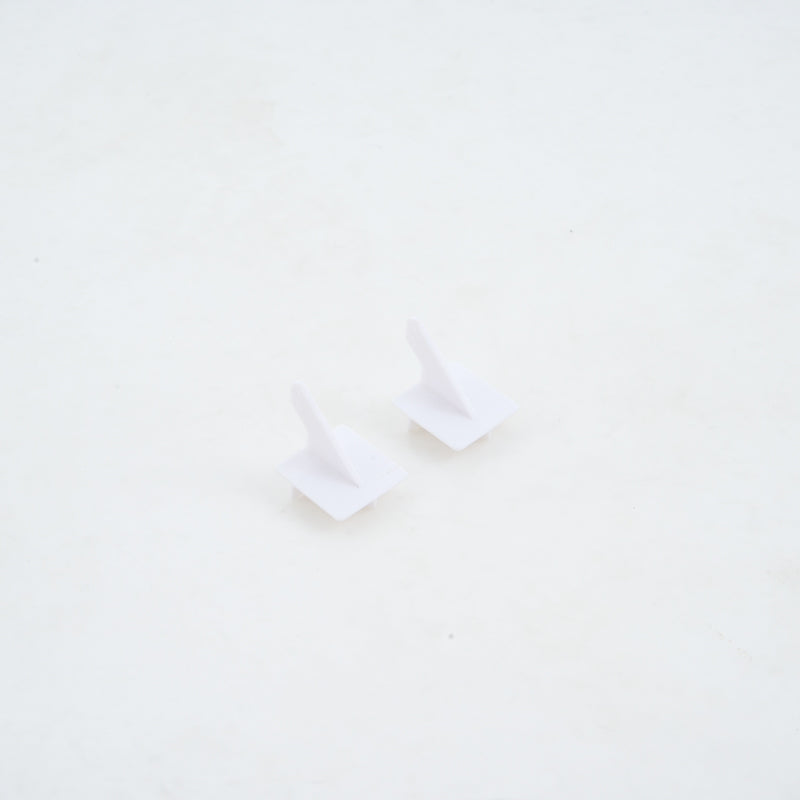 800mm Beaver Control Horns white plastic hardware parts (2 pcs)