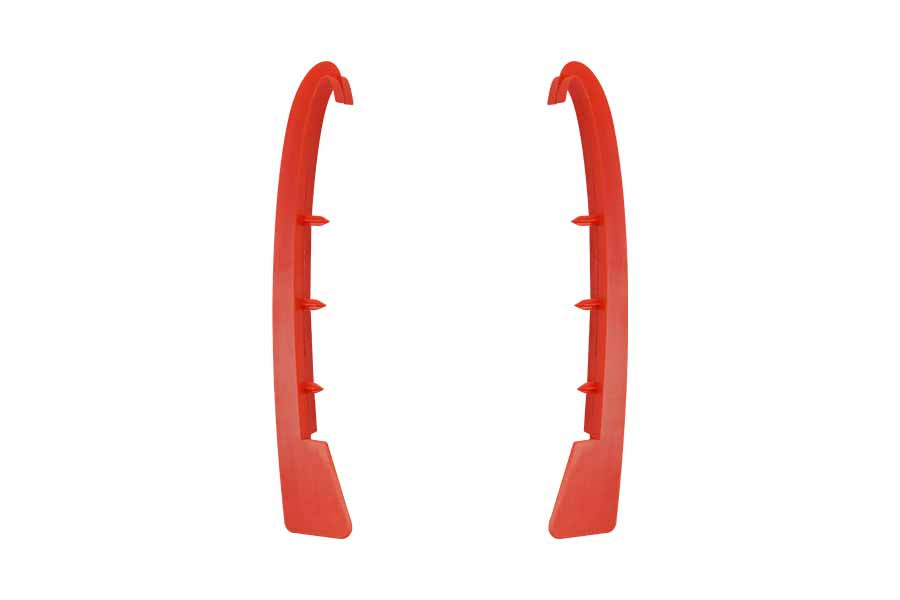 P-51 Dago Red vortex generator parts for improved aerodynamics.