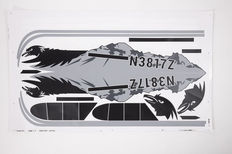 1300mm PA-18 Sticker | Upgrade Your RC Plane Aesthetics – FMS Hobby