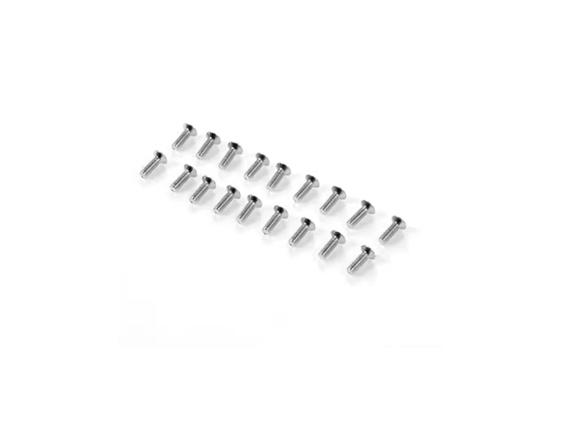 Set of 20 silver screws for 1300mm PA-18 RC model assembly