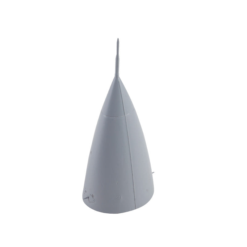 64mm F-16 aircraft cowl in gray, designed for model enthusiasts.