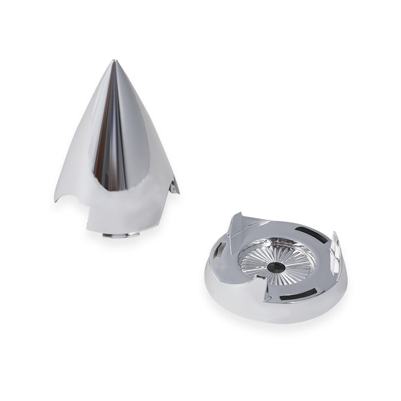 Chrome spinner and backplate for 1500mm Cessna 182 RC airplane