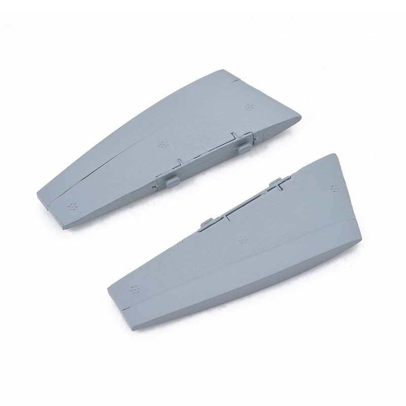 Gray ventral fins for 64mm J-10 RC model aircraft