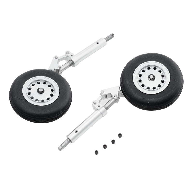 90mm Avanti main landing gear set for RC airplanes with wheels and struts