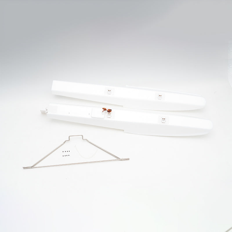 White float set for 1700mm PA-18 Super Cub model aircraft.