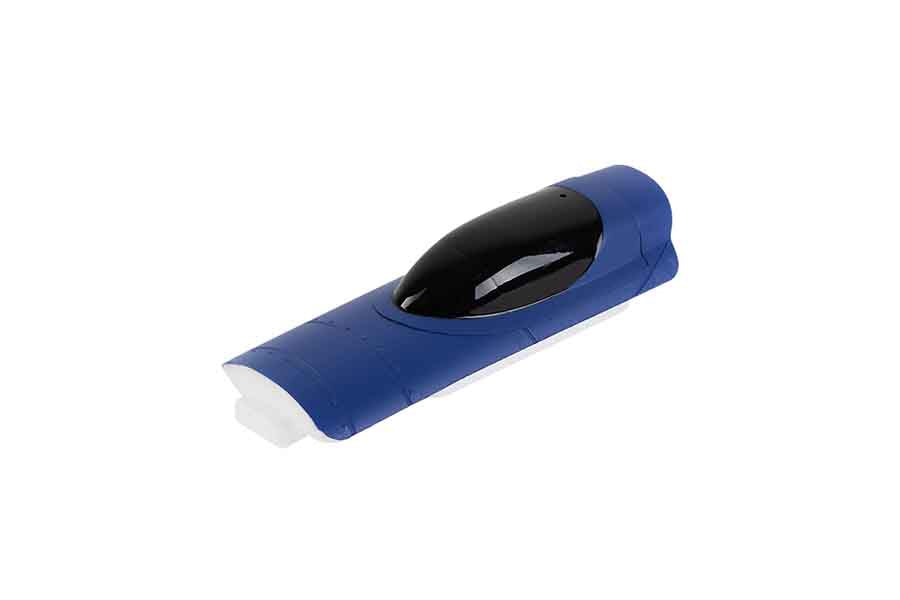 Blue canopy set for 1100mm P-51 RC airplane with black windshield