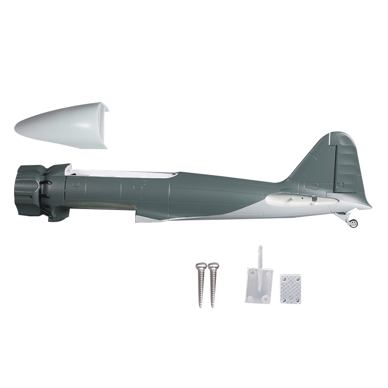 1100mm A6M5 Zero fuselage parts with screws and cover