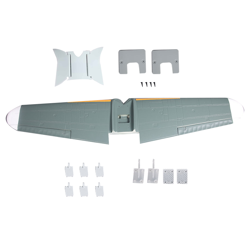 1100mm A6M5 Zero RC airplane main wing set with assembly parts
