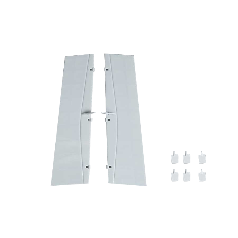 Plastic flaps and connectors for 1100mm A6M5 Zero RC airplane